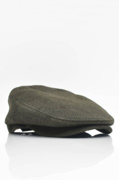 Erkek Haki İngiliz Şapka Newsboy Kasket Flat Cap
