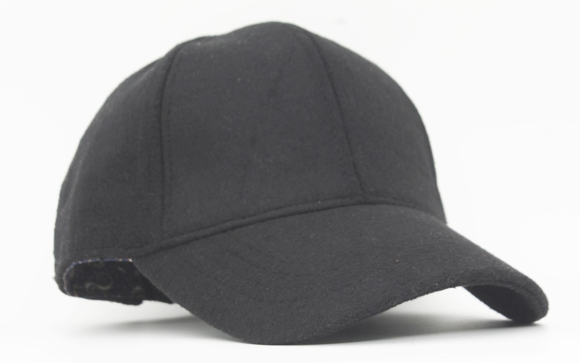 Kadın Antrasit Yünlü Kışlık Beyzbol Kep Şapka
