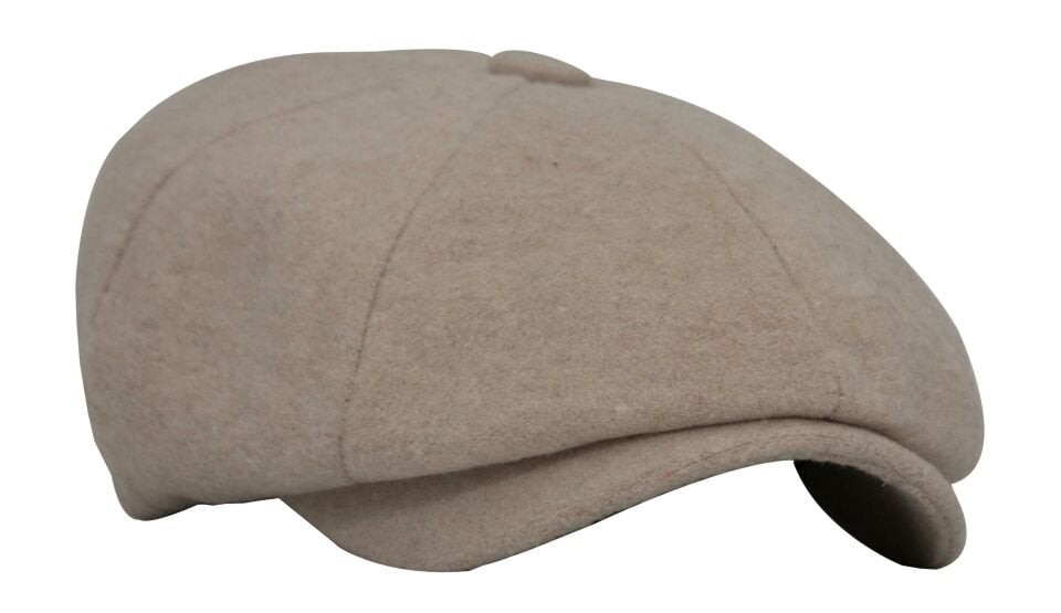 Erkek Bej Kasket Baretta Beckham Peaky Blinders Şapka