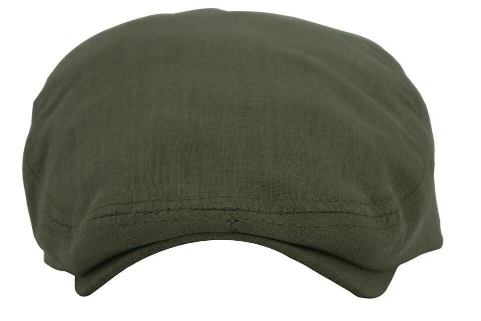 Yeşil Kasket Pamuklu London Flat Cap Şapka