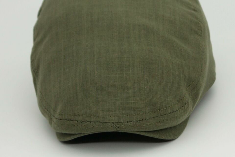 Yeşil Kasket Pamuklu London Flat Cap Şapka