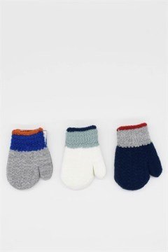 Bebek 3lü Örme Eldiven Seti 1-4 Yaş K2400-06