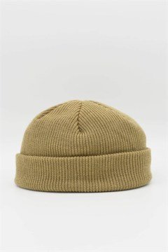 Erkek Bej Örgü Docker Bere