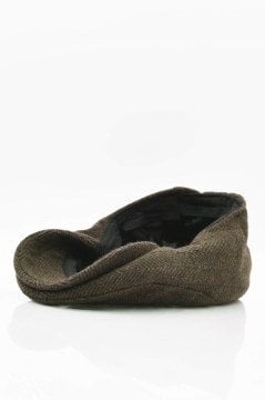 Erkek Yün Şapka Heritage Kışlık Kasket Flat Cap-Açık Kahve