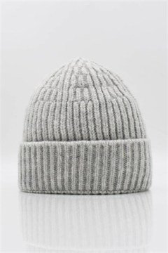 Kadın Yün Bere Gri