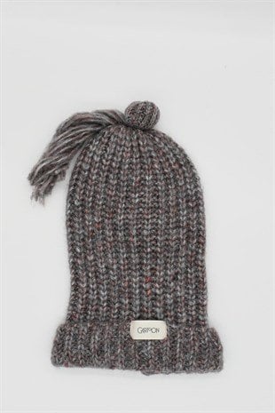 Ponponlu Örgü Bere