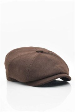 Erkek Yün Kahve Baretta Kasket