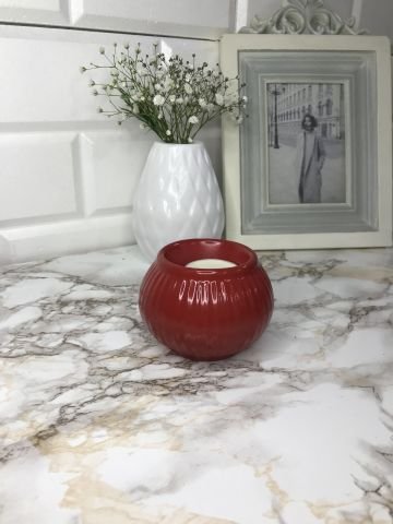 Tealight Mumluk Dekoratif Tealight Mumluk Kırmızı