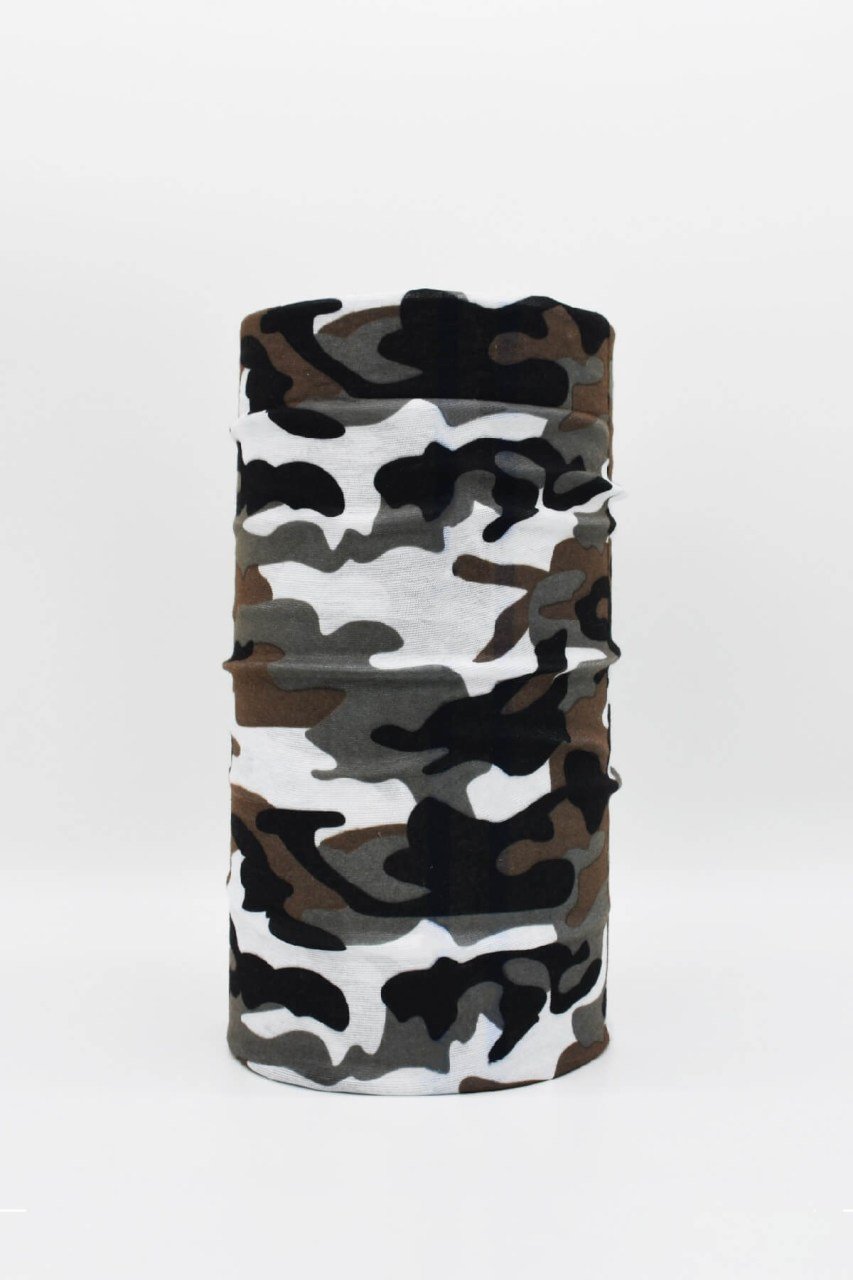 Haki Kamuflaj Unisex Boyunluk Bandana