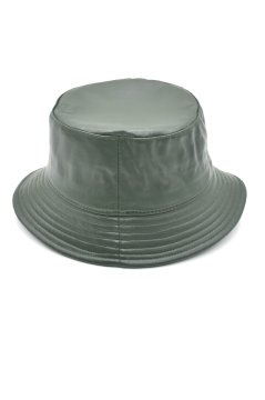 Kadın Suni Deri Kışlık Bucket Balıkçı Şapka