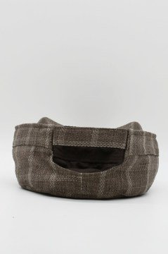 Kastro Model Ekose Keten Yazlık Erkek Şapka Yeşil Kahverengi