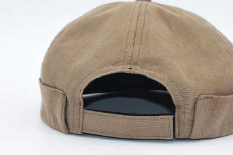 Kışlık Takke Hiphop Erkek Takke Şapka Docker Koyu Bej