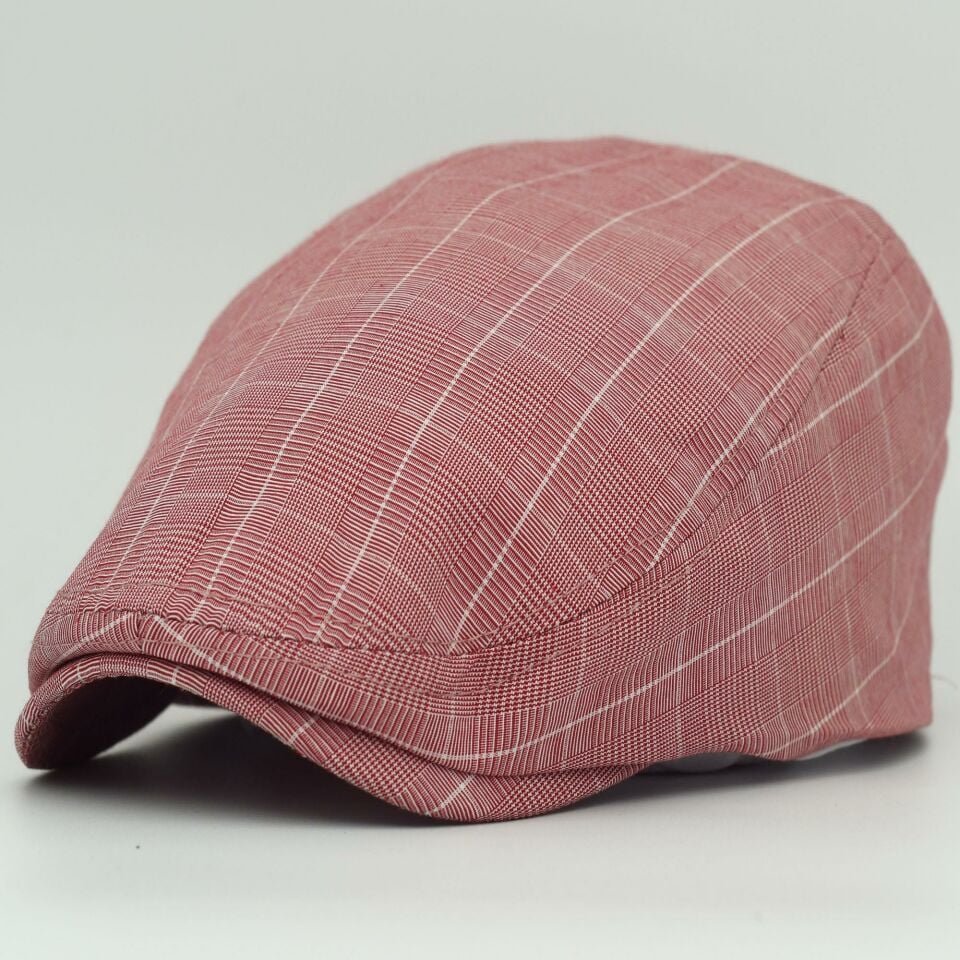 Erkek Kasket Keten Yazlık Flat Cap Şapka şapkadan.da!