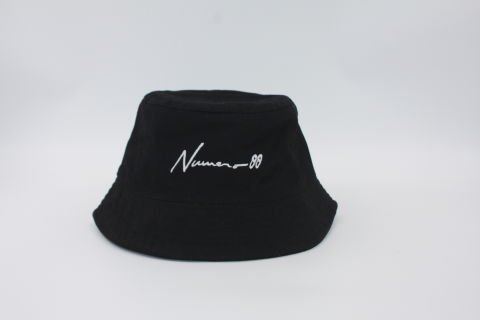 Bucket şapka Gri nakışlı Kadın Kova Şapka Tek Ebat - SİYAH