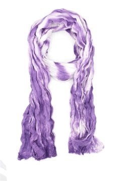 Batik Eşarp Şal Etnik Desen Uzun Eşarp Bandana Mujer Sarma Mor