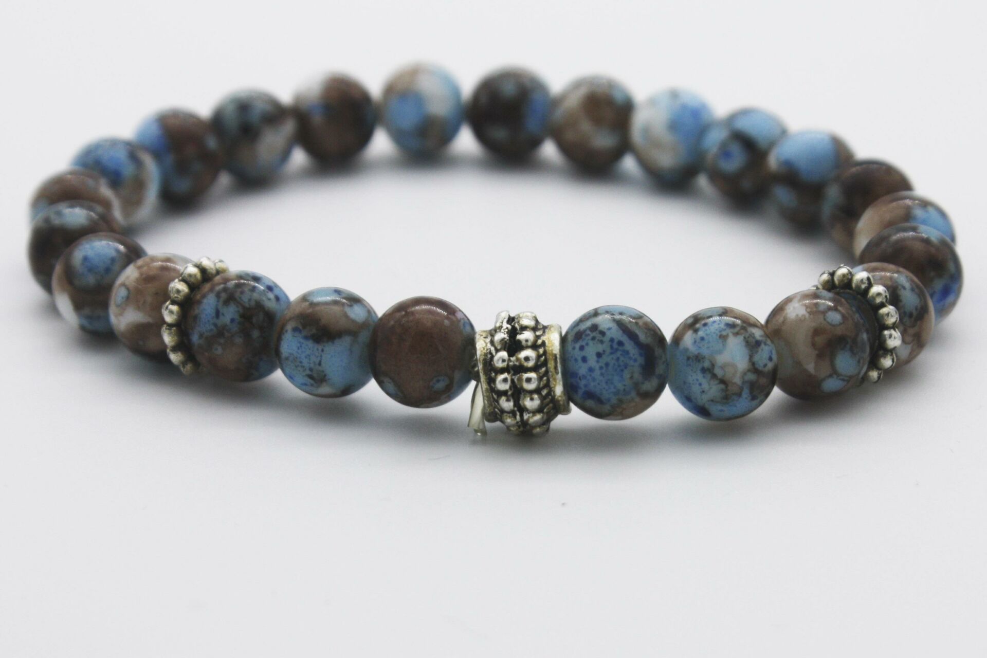 Taş Bileklik Unisex Otantik Bileklik bebek mavi