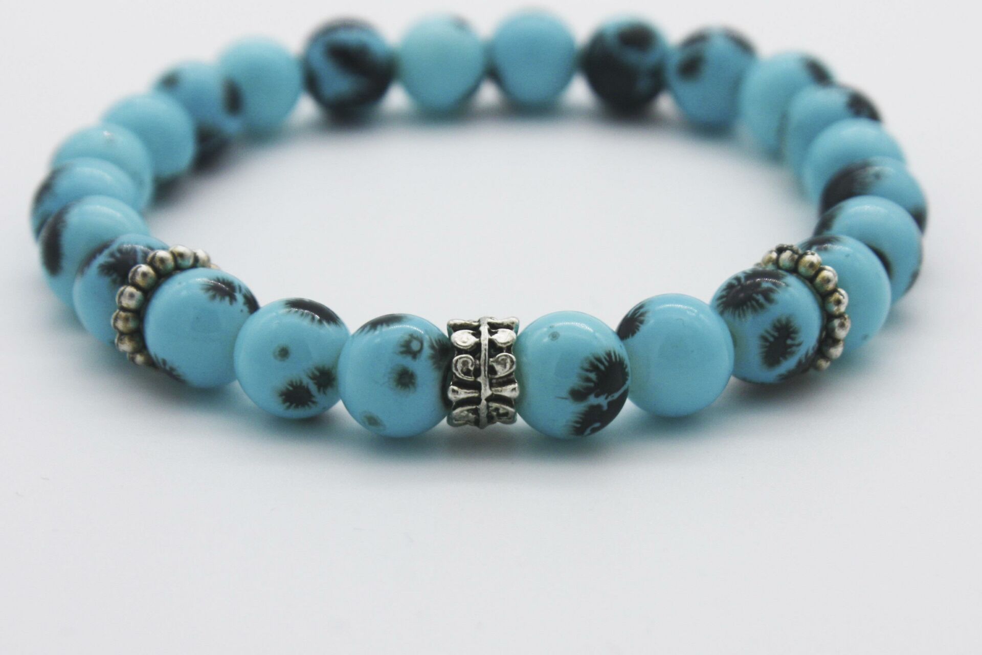 Taş Bileklik Unisex Otantik Bileklik mavi