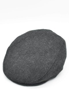 Erkek Yumuşak Siper Yün Kasket-Haki Füme