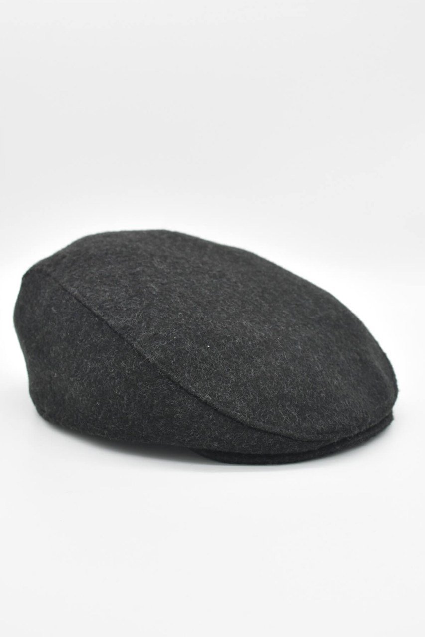 Erkek Yumuşak Siper Yün Kasket-Haki Füme