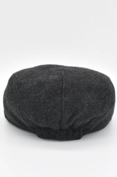 Erkek Yumuşak Siper Yün Kasket-Haki Füme