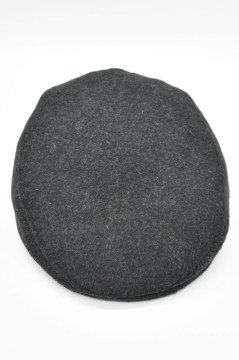 Erkek Yumuşak Siper Yün Kasket-Haki Füme