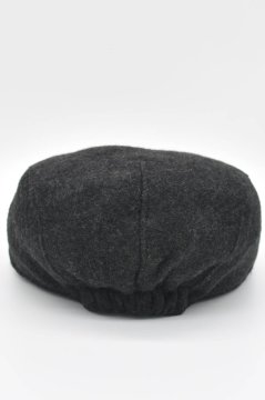 Erkek Yumuşak Siper Yün Kasket-Siyah Füme