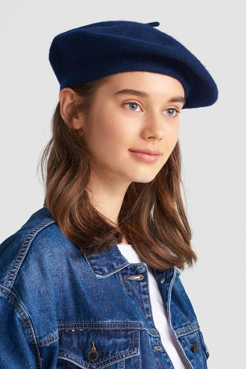 Lacivert Fransız Ressam Bere