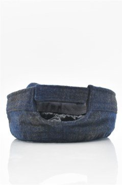 Erkek Kışlık Yün Kep Fidel Castro Şapka-Siyah Mavi