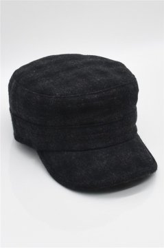 Erkek Kışlık Yün Kep Fidel Castro Şapka-Antrasit Antrasit