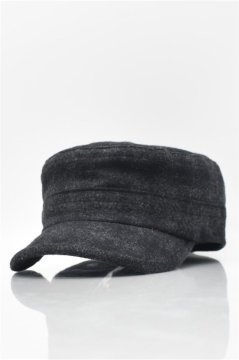 Erkek Kışlık Yün Kep Fidel Castro Şapka-Antrasit Antrasit