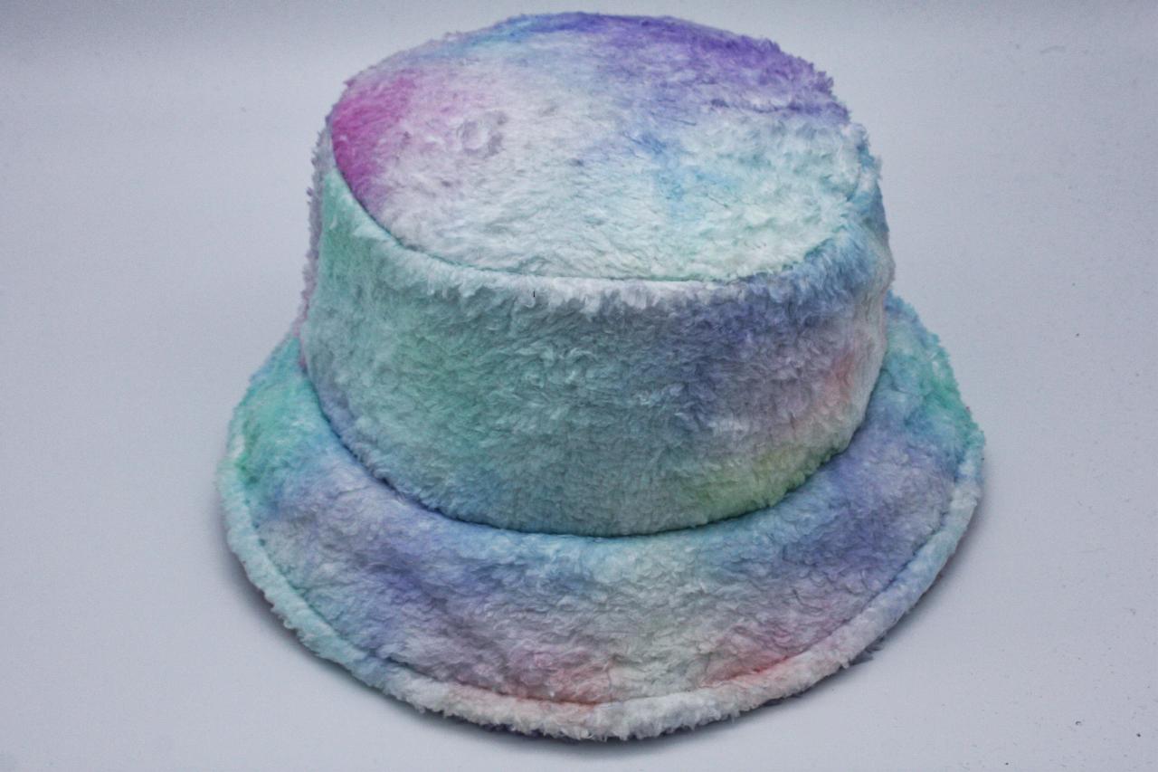 Kadın Kışlık Peluş Yumuşak Balıkçı Bucket Şapka Batik Tek Ebat - Karışık Renk