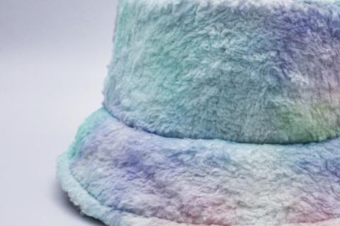 Kadın Kışlık Peluş Yumuşak Balıkçı Bucket Şapka Batik Tek Ebat - Karışık Renk