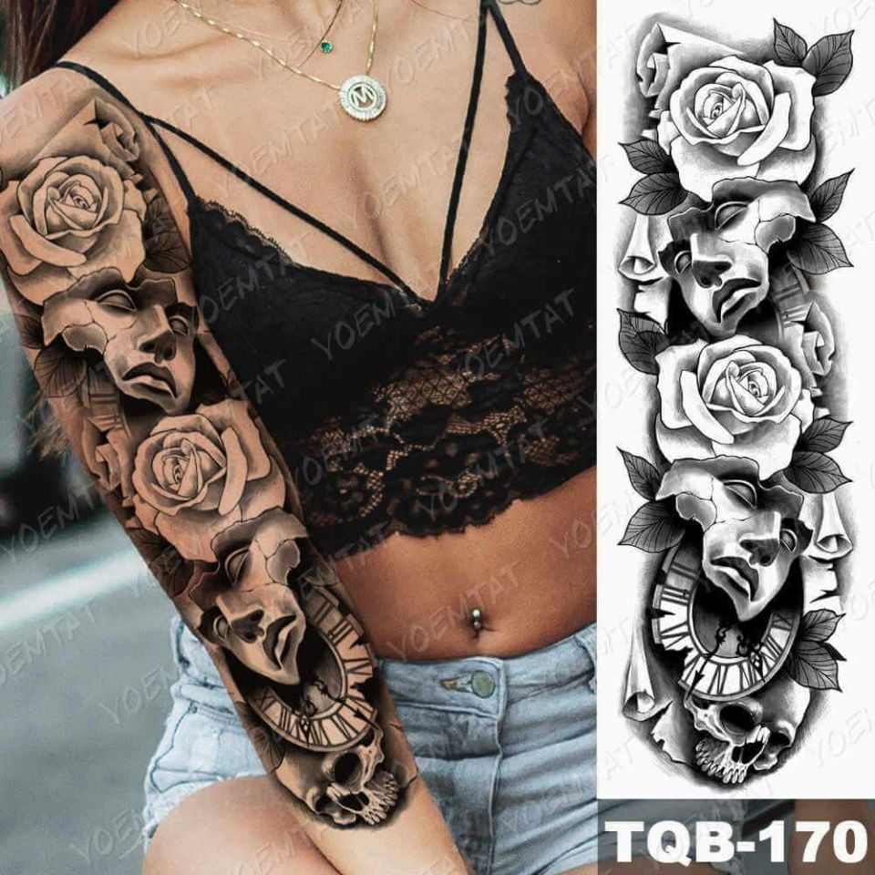 Geçici Çiçek ve Heykel Dövme Tattoo