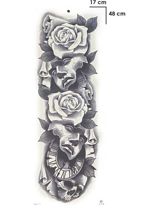 Geçici Çiçek ve Heykel Dövme Tattoo