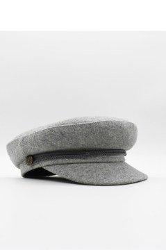 Denizci Tipi Gri Kaşe Kasket