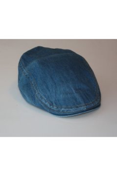 Erkek Yumuşak Siper Kot Kasket Yazlık Kasket Mavi