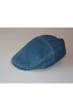 Erkek Yumuşak Siper Kot Kasket Yazlık Kasket Mavi