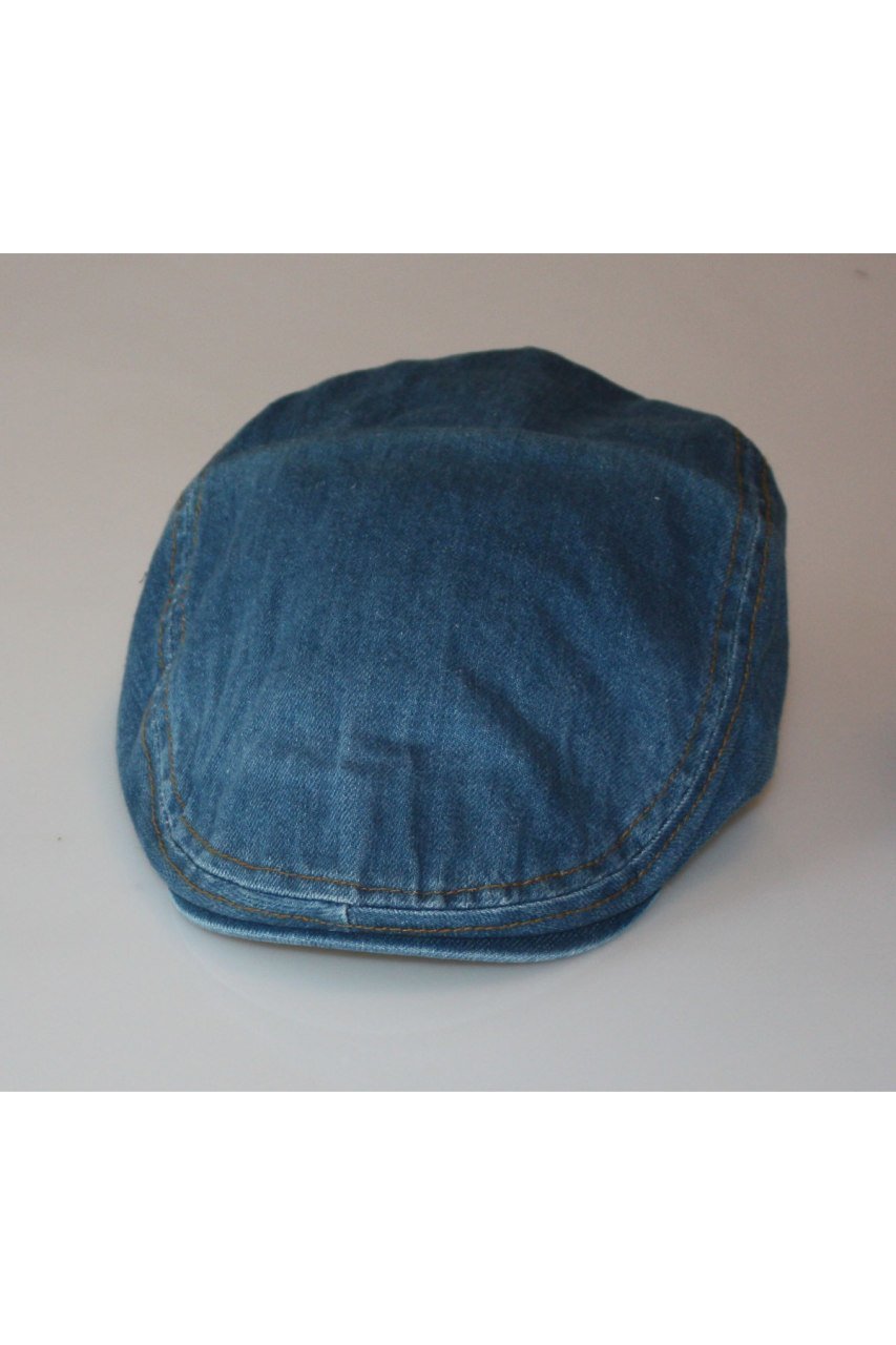 Erkek Yumuşak Siper Kot Kasket Yazlık Kasket Mavi