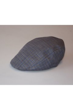 Erkek Yumuşak Siper Kasket Yazlık Kasket Mavi Çizgili