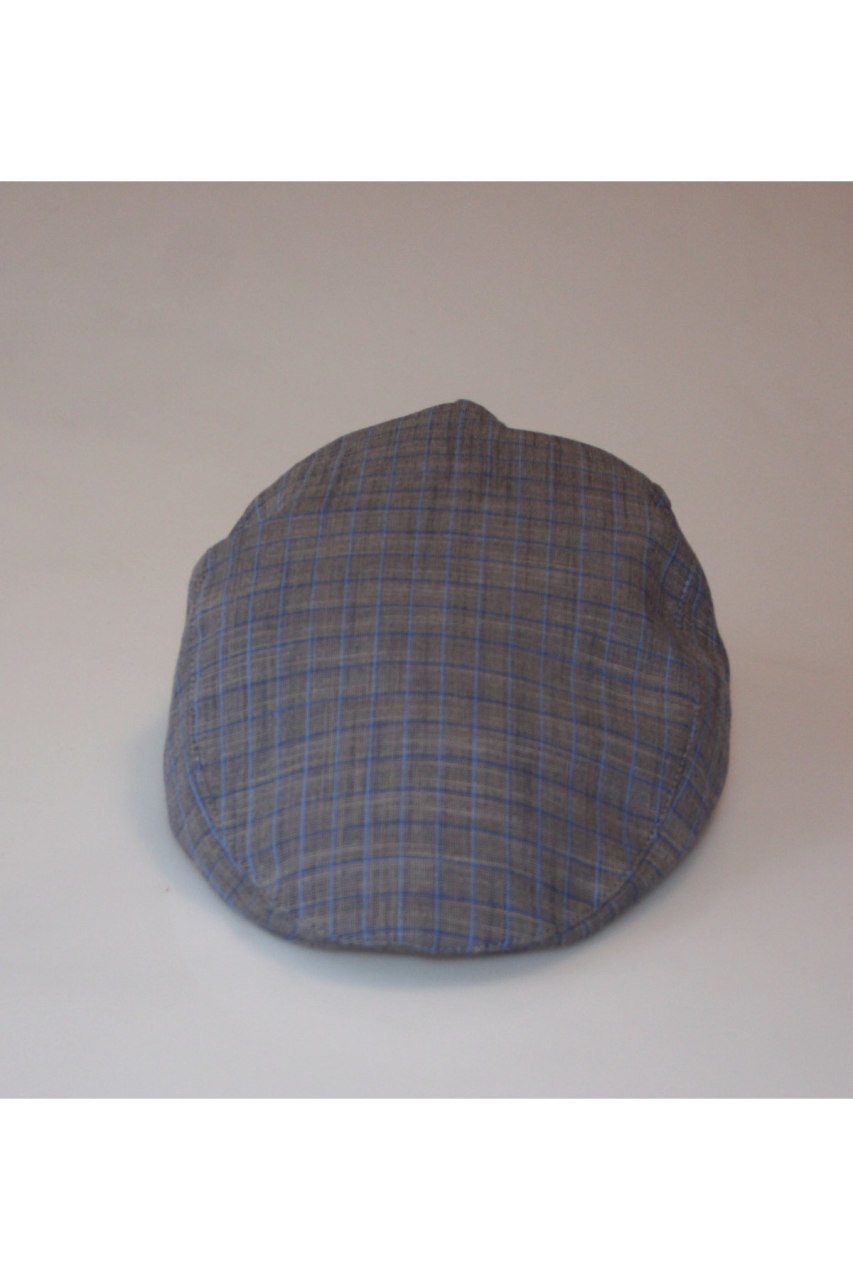 Erkek Yumuşak Siper Kasket Yazlık Kasket Mavi Çizgili