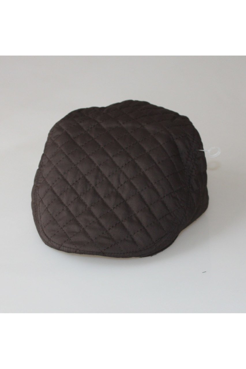 Erkek Kasket Kapitone Şapka-Kahve