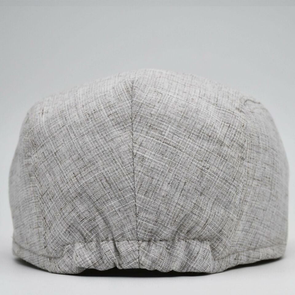 Erkek Kasket Keten Yazlık Flat Cap Şapka