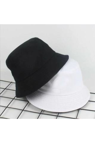 Siyah Bucket Şapka Hava Geçişli Yumuşak Balıkçı Hat