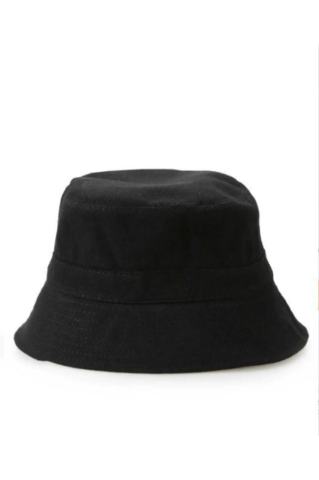 Siyah Bucket Şapka Hava Geçişli Yumuşak Balıkçı Hat