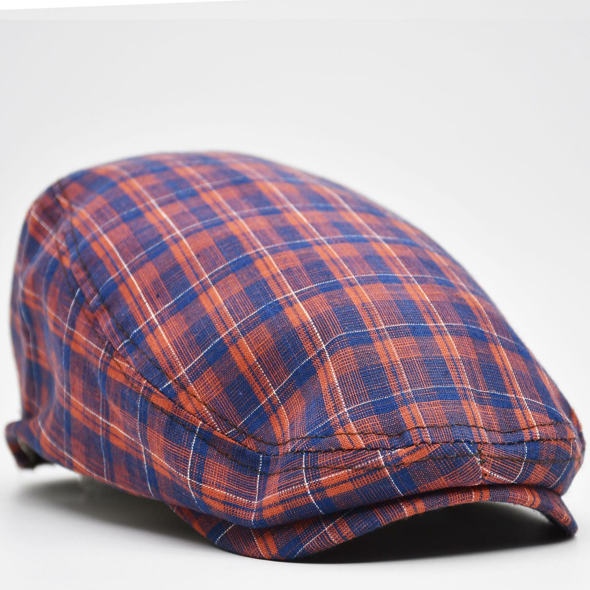 Erkek Kasket Keten Yazlık Flat Cap Şapka