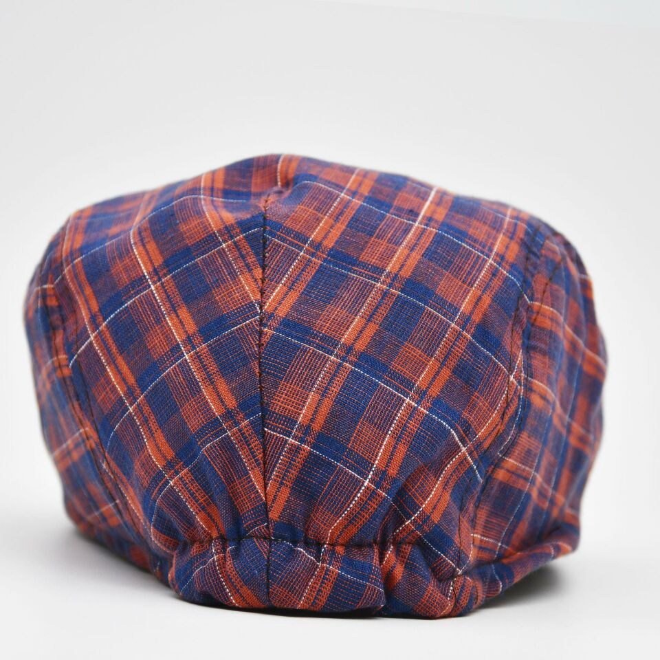 Erkek Kasket Keten Yazlık Flat Cap Şapka