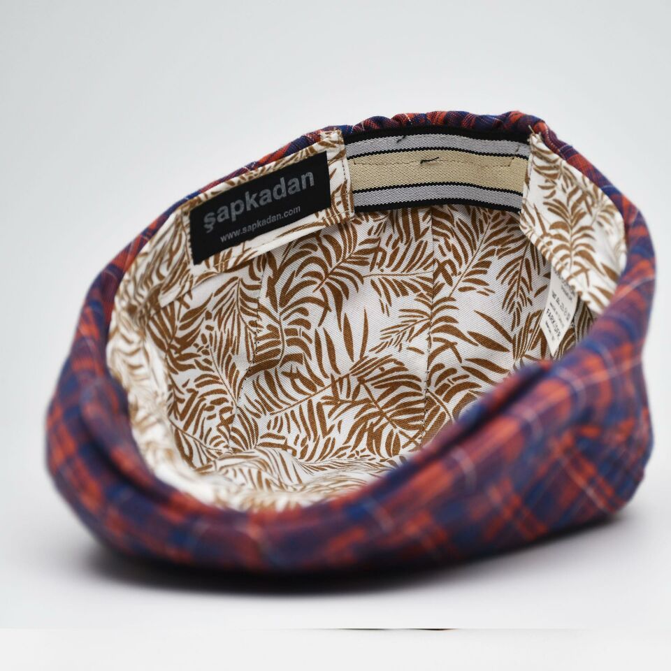 Erkek Kasket Keten Yazlık Flat Cap Şapka