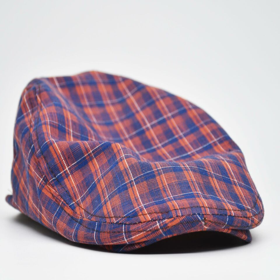 Erkek Kasket Keten Yazlık Flat Cap Şapka