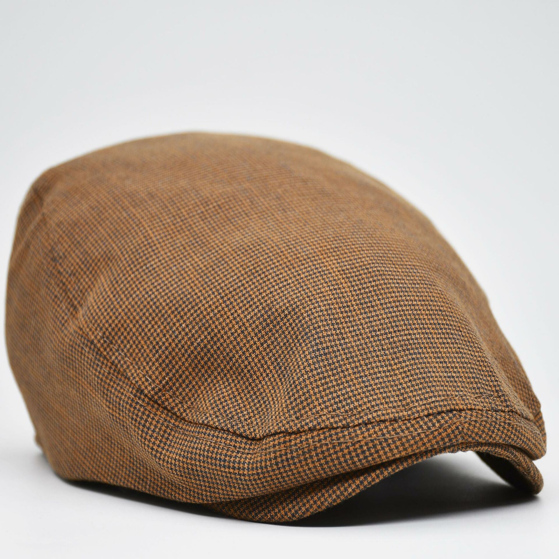 Erkek Kasket Keten Yazlık Flat Cap Şapka