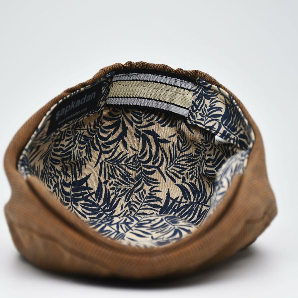 Erkek Kasket Keten Yazlık Flat Cap Şapka